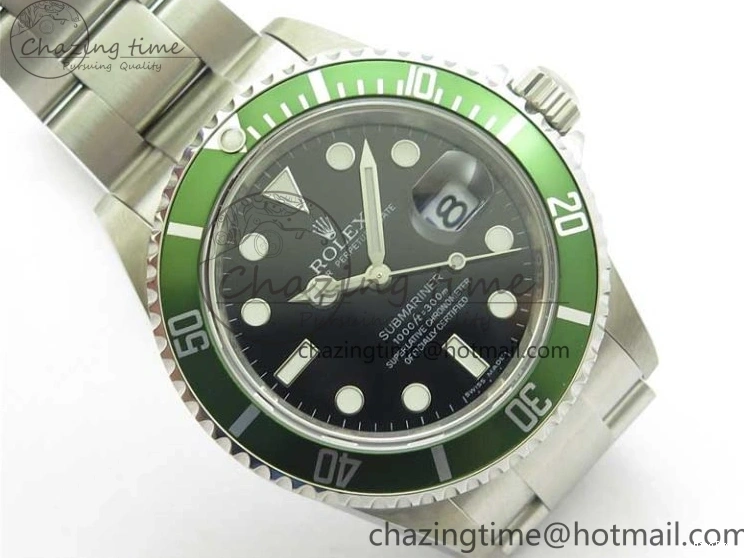 MiroTime 0502 Effortless Submariner 16610 LV Kermit Green 904L Steel ARF1:1 Best Edition on SS Bracelet SH 2577